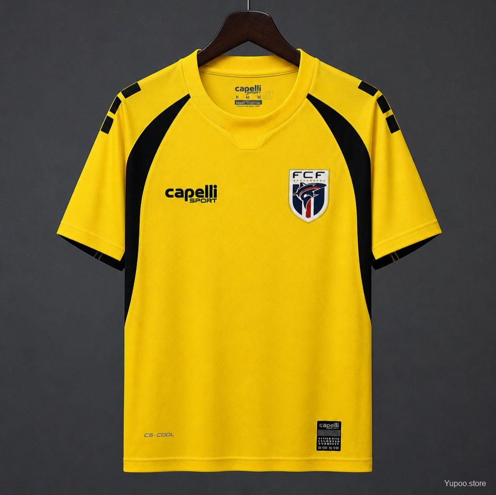 2026 Cape Verde Yellow Goalkeeper Vozinha Jersey