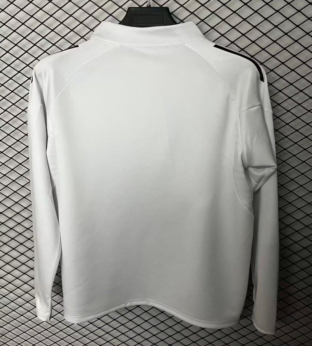 25/26 Sevilla White Half Zipper Jacket