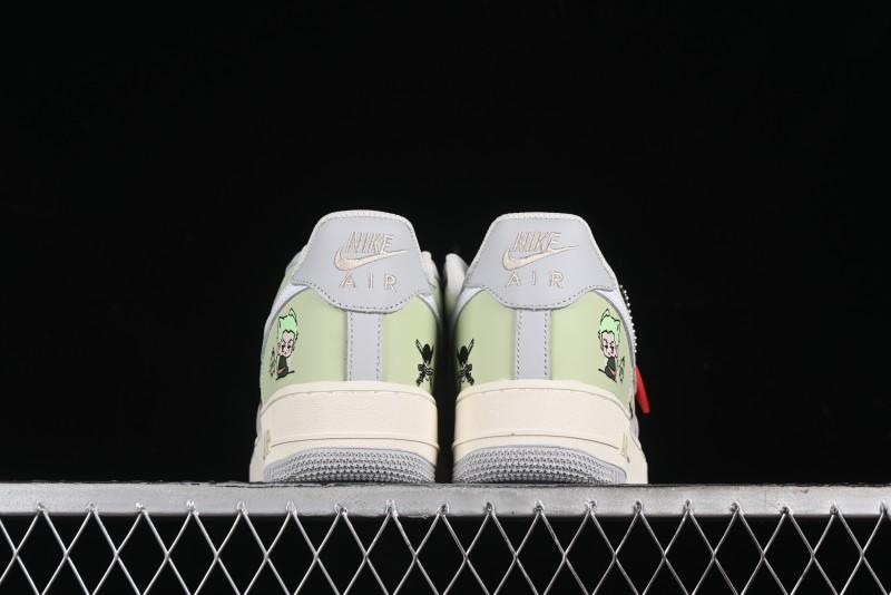 Nike Air Force 1'07 Low "Three Blade Flow" One Piece Series - Zoro's Santoryu Casual Sneakers - CJ0304-510