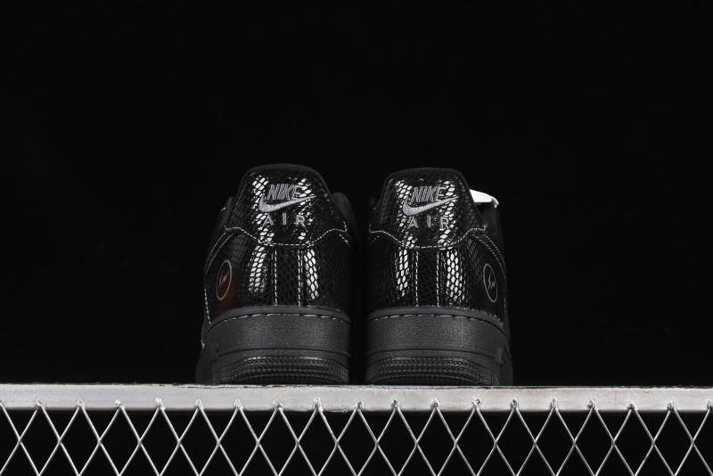 Nike Air Force 1'07 Low Lightning Collaboration Black Snake Scale Casual Sneakers - SC9207-529