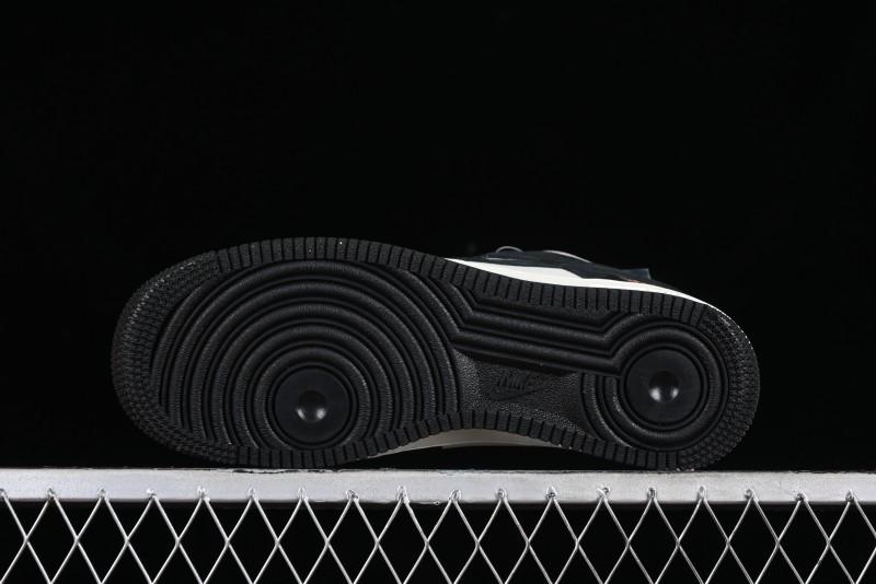 Nike Air Force 1 '07 Low LV Collaboration - Beige Black Pigskin Casual Sneakers - HD1968-010