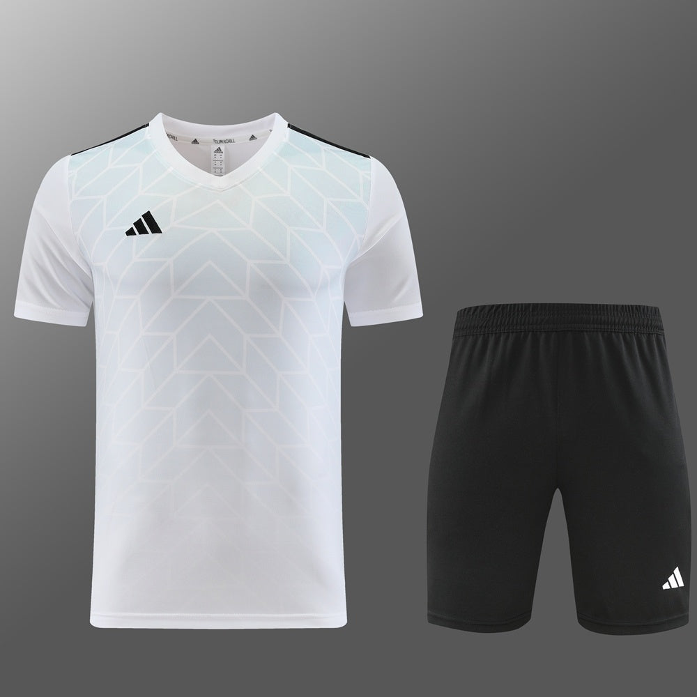 AD05 white shorts suit S-2XL