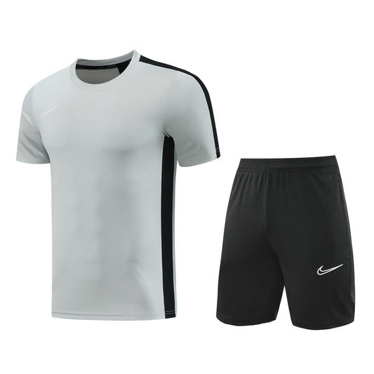 ND02 gray shorts suit S-2XL