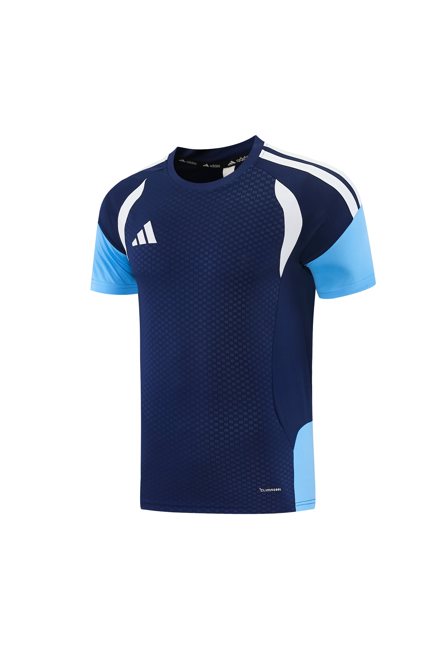 AD12 royal blue short-sleeved suit S-2XL