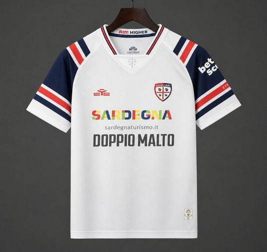 26/27 Cagliari Calcio Away White Jersey