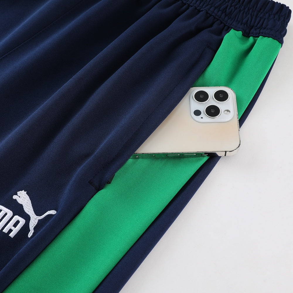 PD01 sapphire blue shorts suit S-2XL