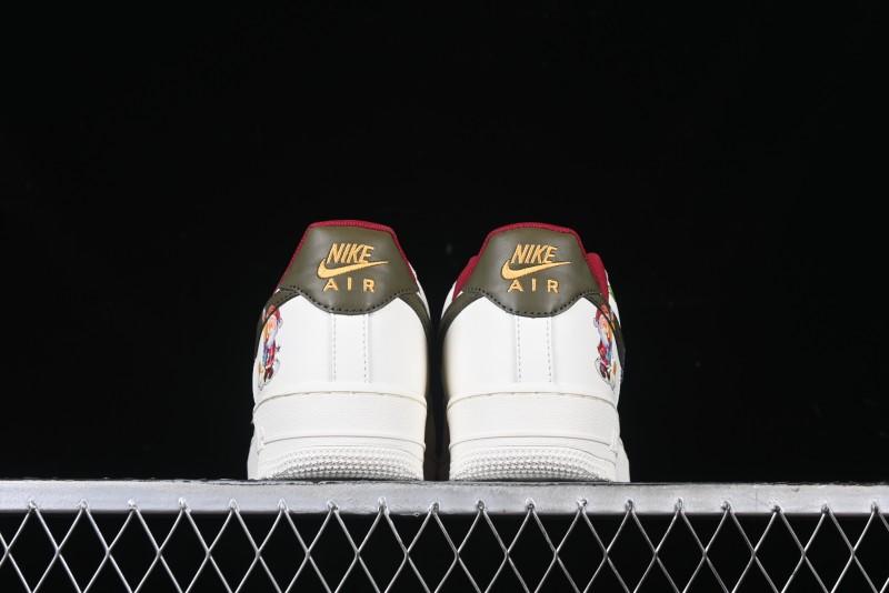 Nike Air Force 1 '07 Low Custom Christmas Party Casual Sneakers - DM0970-132