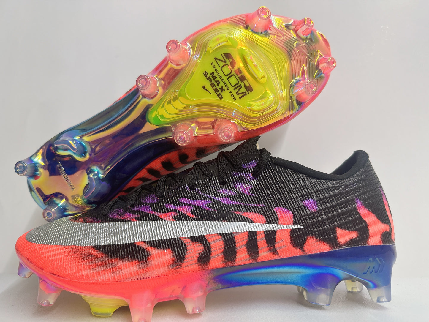 Arrival AG36-45) Nike Mercurial Seventeenth Generation Built-in Bonded Pack Set Full Air Cushion Waterproof Knitted AG Football Shoes Nike Air Zoom Mercurial Vapor XV Elite AG36-45