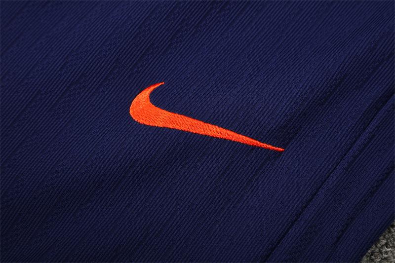 Player Version 25/26 Barcelona Orange T90 Half Zipper Jacket+Long Pants