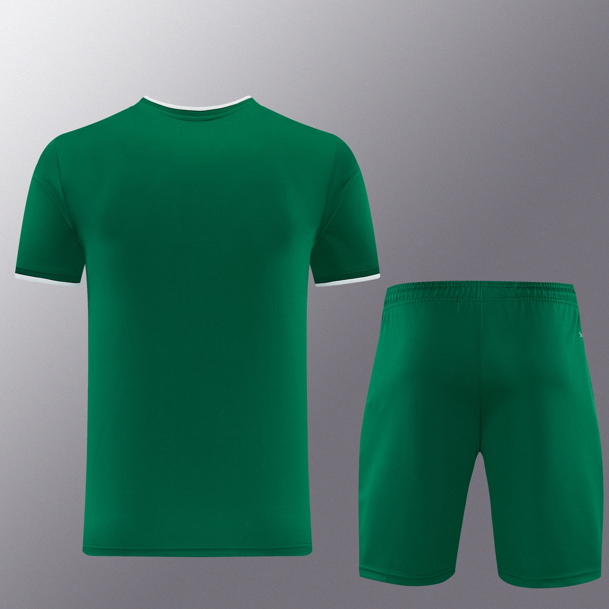 AD13 green shorts suit S-2XL
