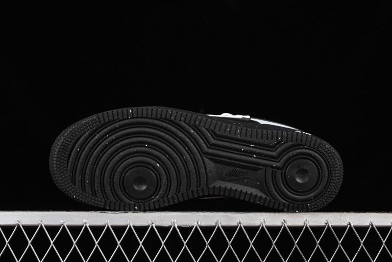 Nike Air Force 1 '07 Low Casual Sneakers with Broken Swoosh Design - HF9096-001