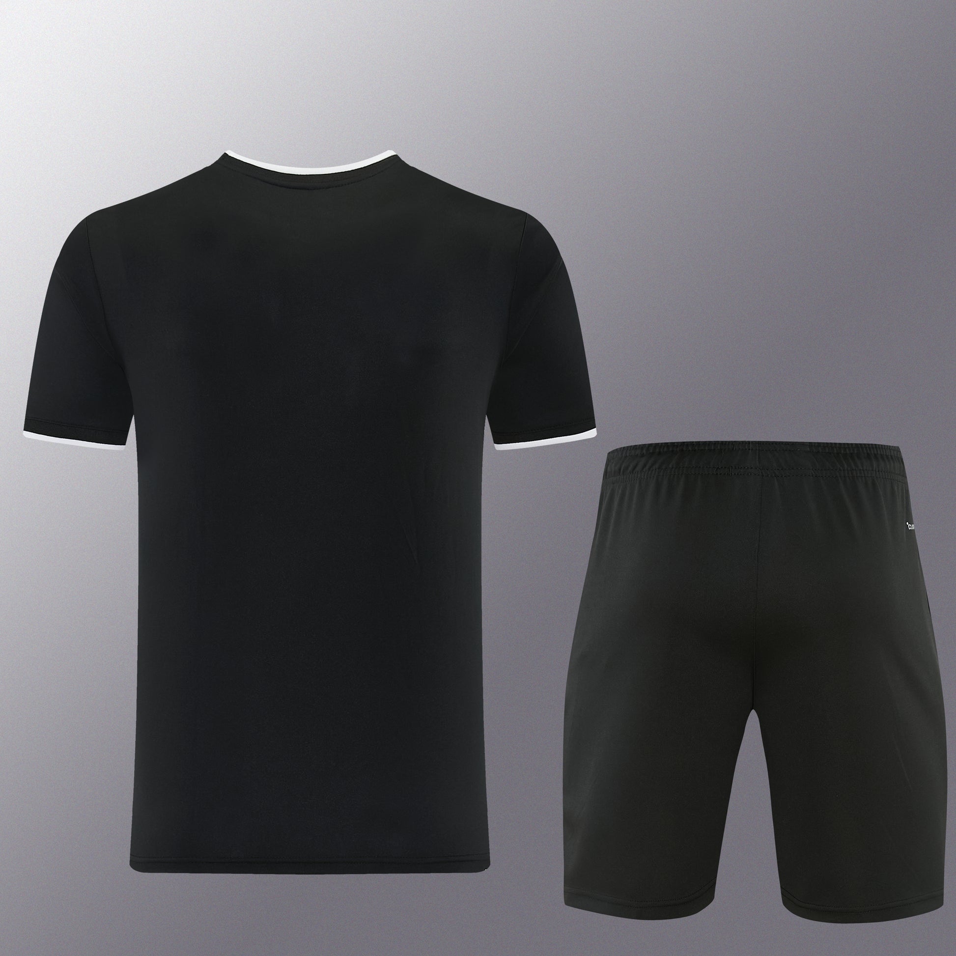 AD13 black shorts suit S-2XL