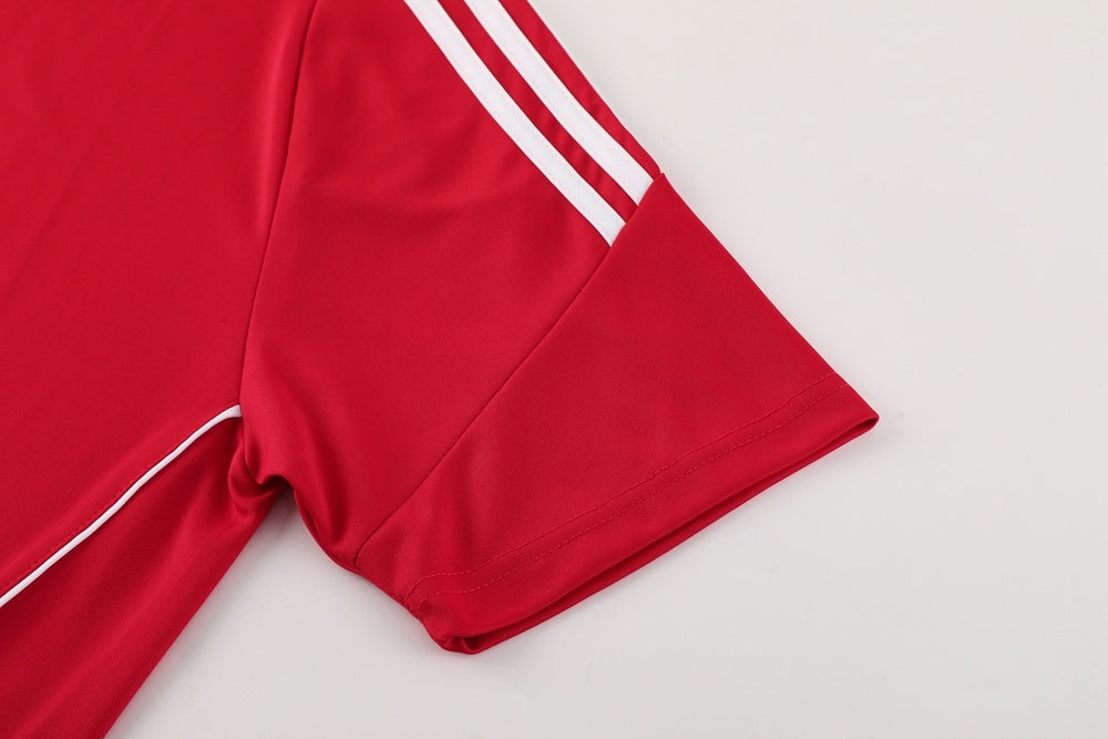 AD06 red shorts suit S-2XL