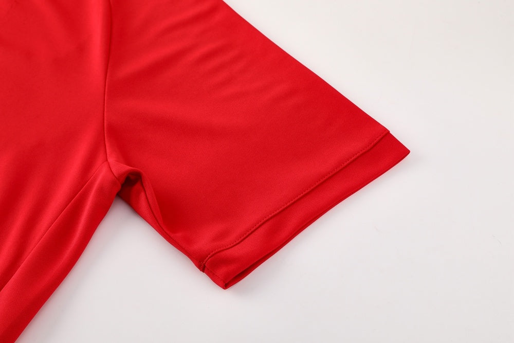 ND09 red shorts suit S-2XL