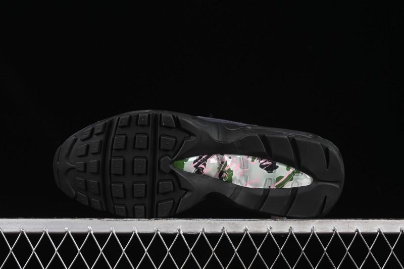 Nike Air Max 95 Retro Cushioned Running Shoes with Air-Sole Unit - FB2709-001