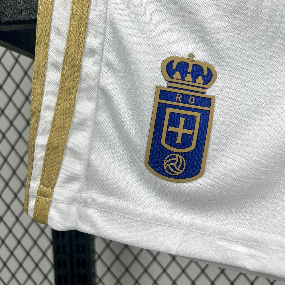 25/26 Kids Real Oviedo Home Jersey