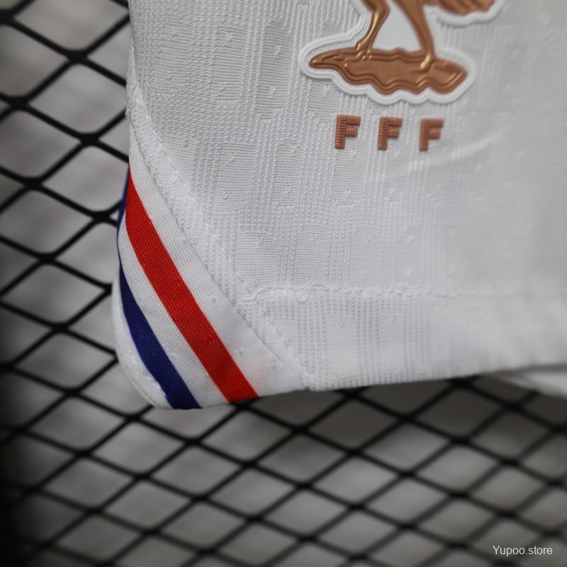 Player Version 2026 France Home White  Shorts