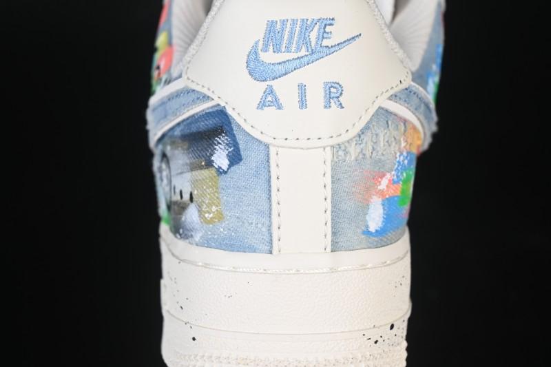 Nike Air Force 1 '07 Low Fantasy Cowboy Hand-Drawn Graffiti Casual Sneakers - CW1888-116