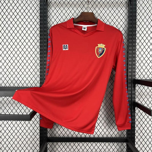 1983/84 Retro Real Zaragoza Home Long Sleeve Jersey