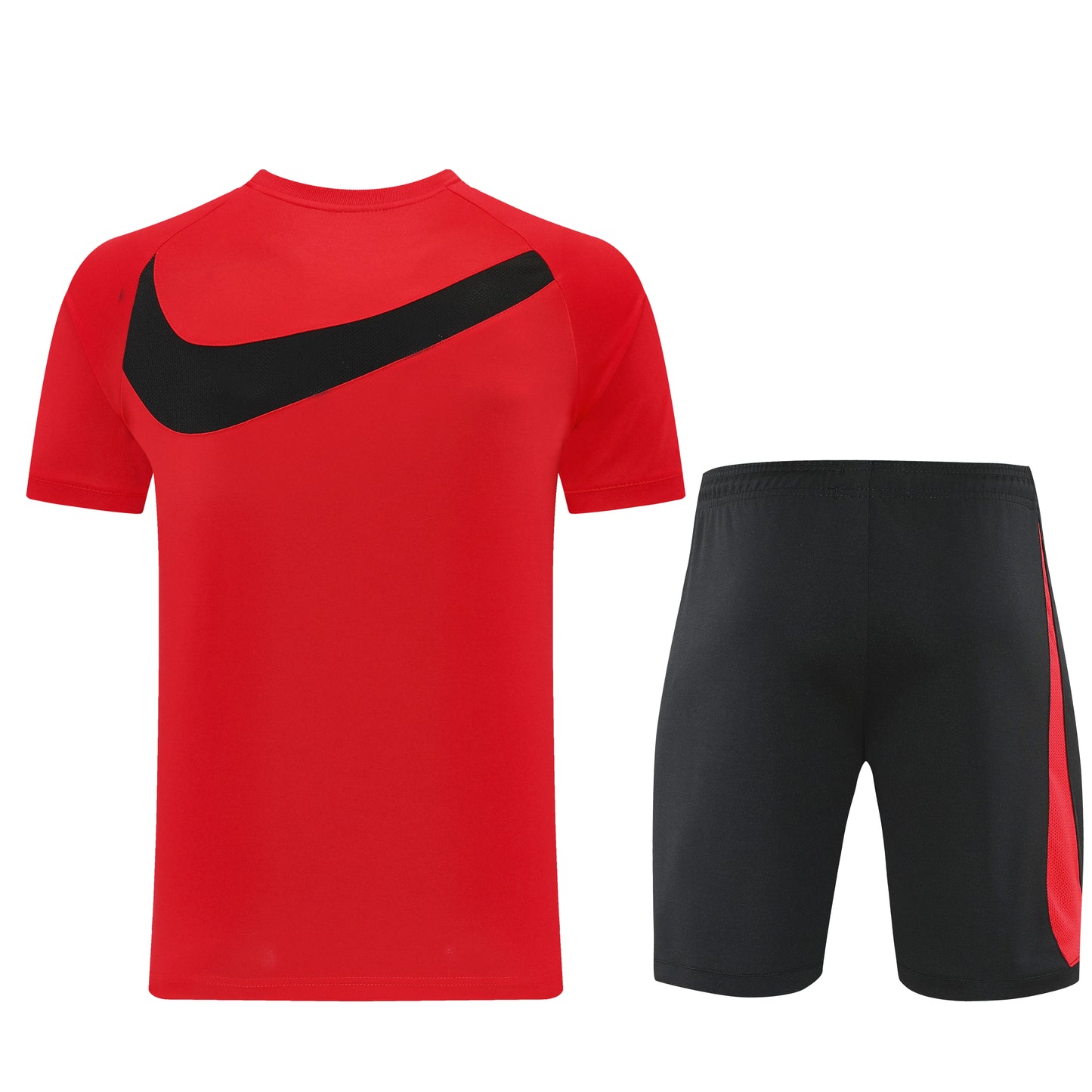 ND09 red shorts suit S-2XL