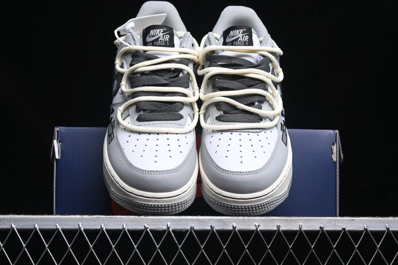 Nike Air Force 1 Low "Vinyl" Casual Sneakers with Lace-Up Design - KS6896-666