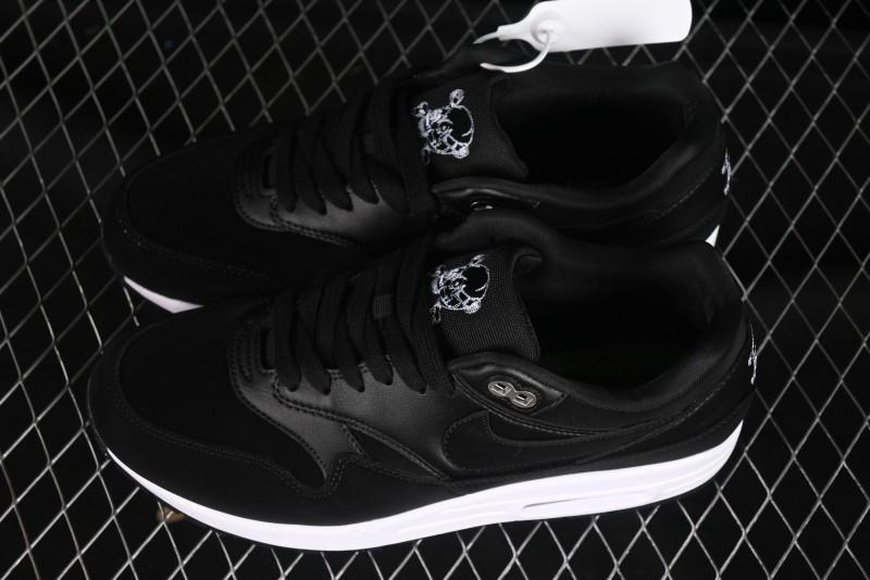 Nike Air Max 1 Retro Running Shoes with Half-Sole Air Cushion - 875844-001