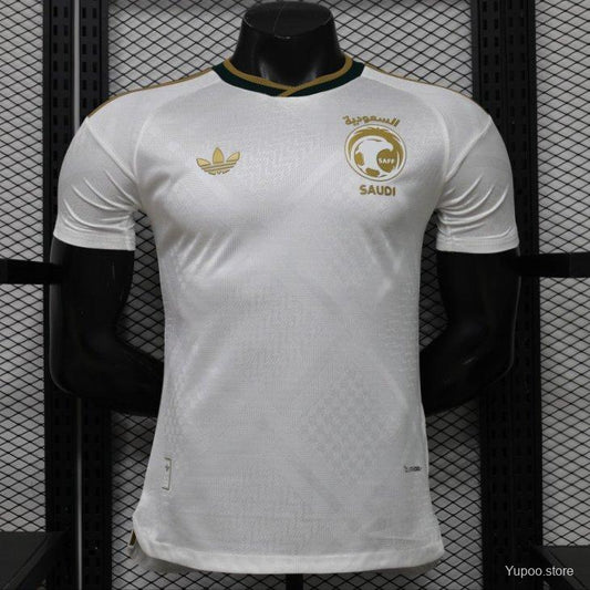 Player Version 26/27 Saudi Arabia  White & Gold Home Jersey