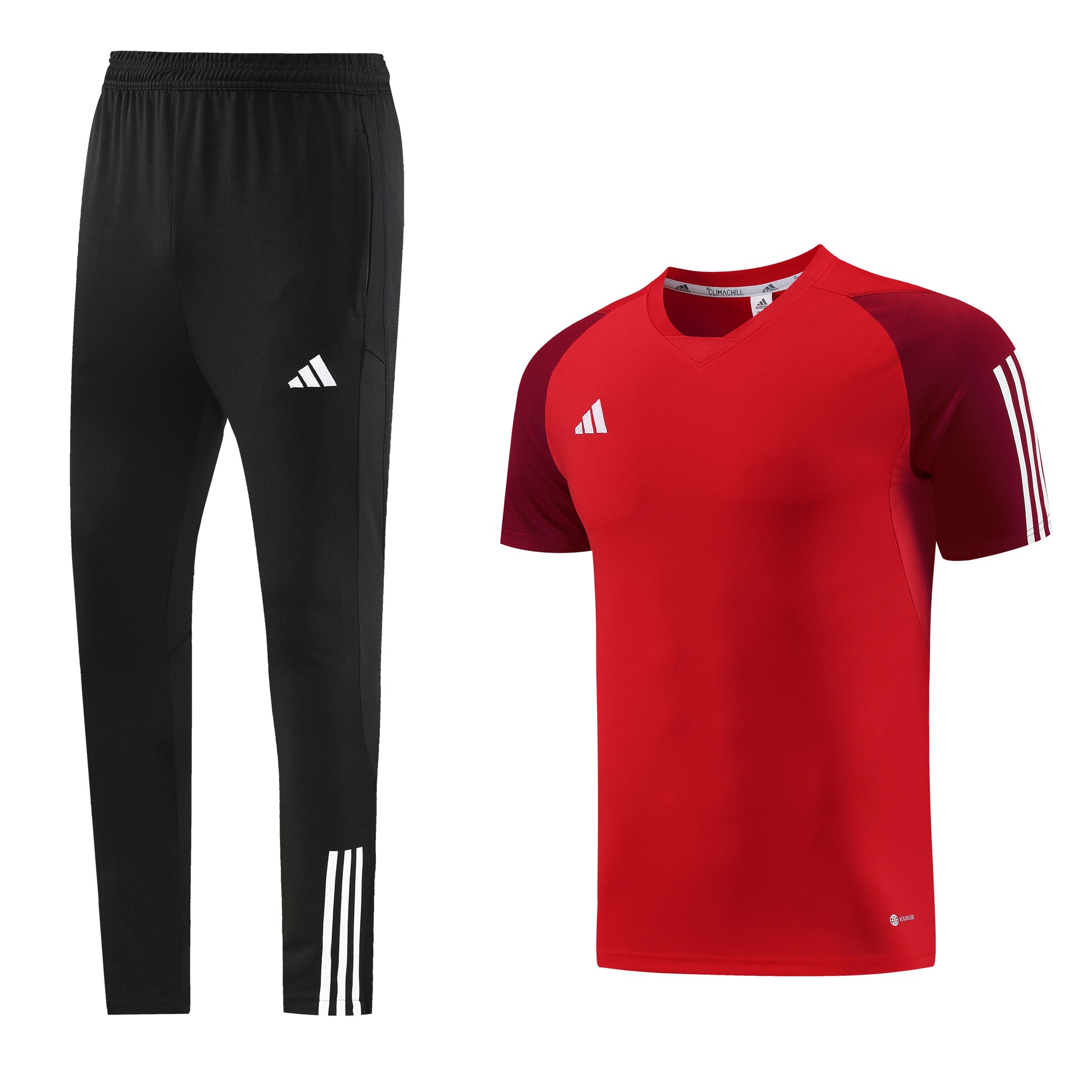 AD03 red trousers suit S-2XL