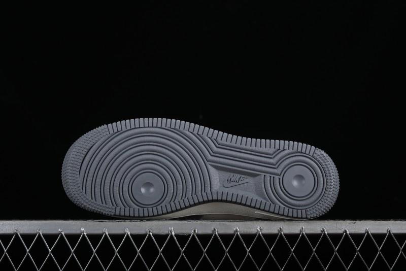 Nike Air Force 1 '07 Low LV Collaboration - Grey Double Swoosh Casual Sneakers - HD1968-030