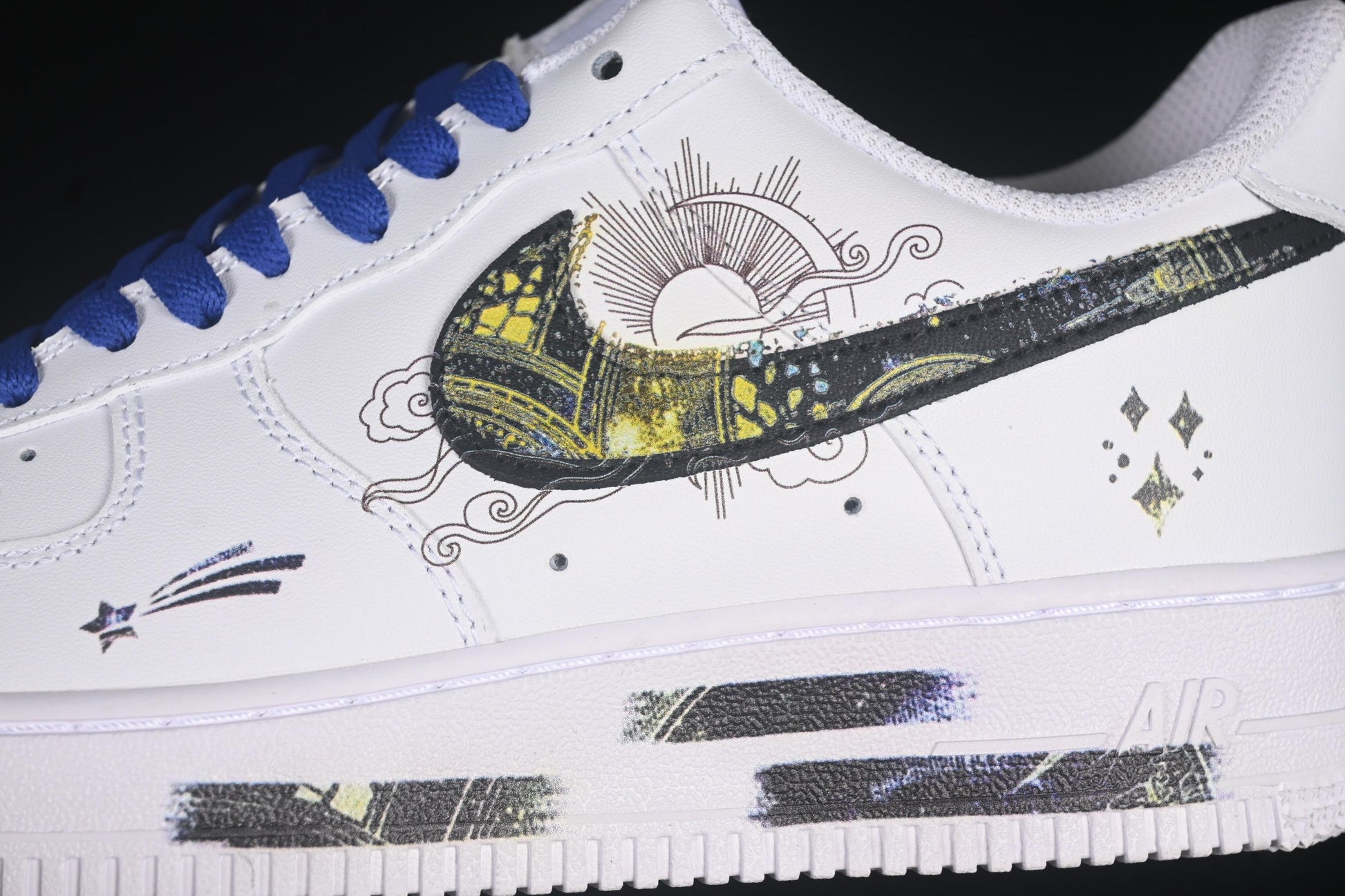 Nike Air Force 1'07 Low Zodiac Series Casual Sneakers with Full-Length Air Cushion - ZH0316-069