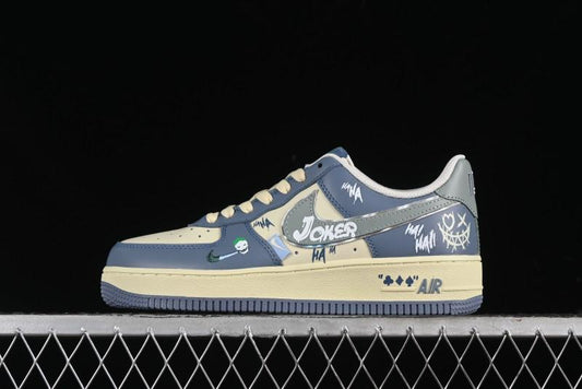 Nike Air Force 1 Low "Ghost Fire Clown" Halloween Themed Casual Sneakers - XL2321-333