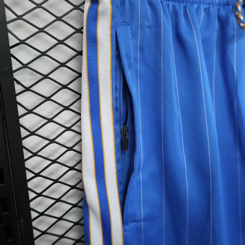 25/26 Real Madrid Blue with White Pinstripes Shorts