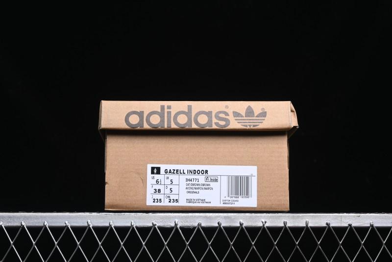 Adidas Origials Gazelle Indoor IH4771 Retro Casual Slip-Resistant Wear-Resistant Low-Top Sneakers - IH4771