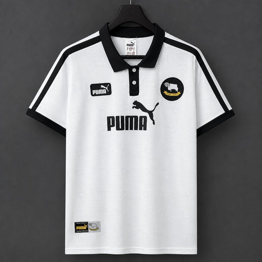 Retro 97/98 Derby County Home White Jersey