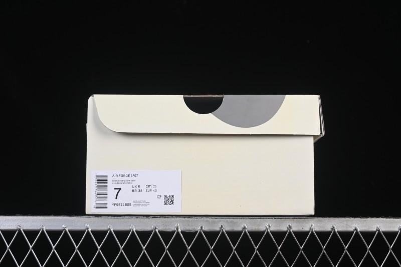 Nike Air Force 1'07 Low Casual Sneakers in White Black Gray - YF9511-805