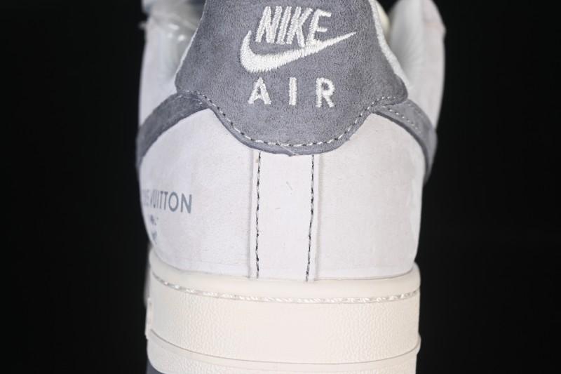 Nike Air Force 1'07 Low LV Collaboration Dual-Tone Gray Graffiti Casual Sneakers - CX5050-Y07