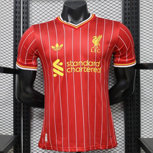 Player Version 26/27 Liverpool Red with White Pinstripe Home Jersey