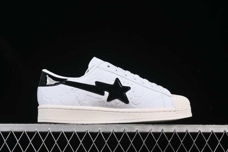 Adidas Bape Superstar JR2701 Shell Toe Casual Sneakers - JR2701