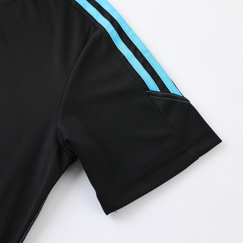 AD02 black and blue trousers suit S-2XL