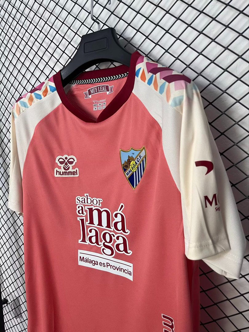 26/27 Malaga Away Pink/White Jersey