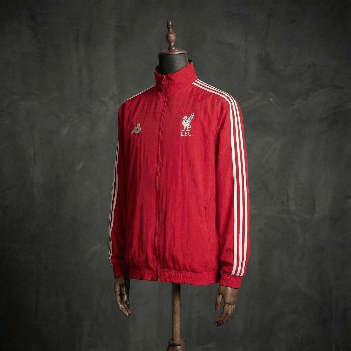 2026 Liverpool Red And White Reversible Full Zipper Jacket
