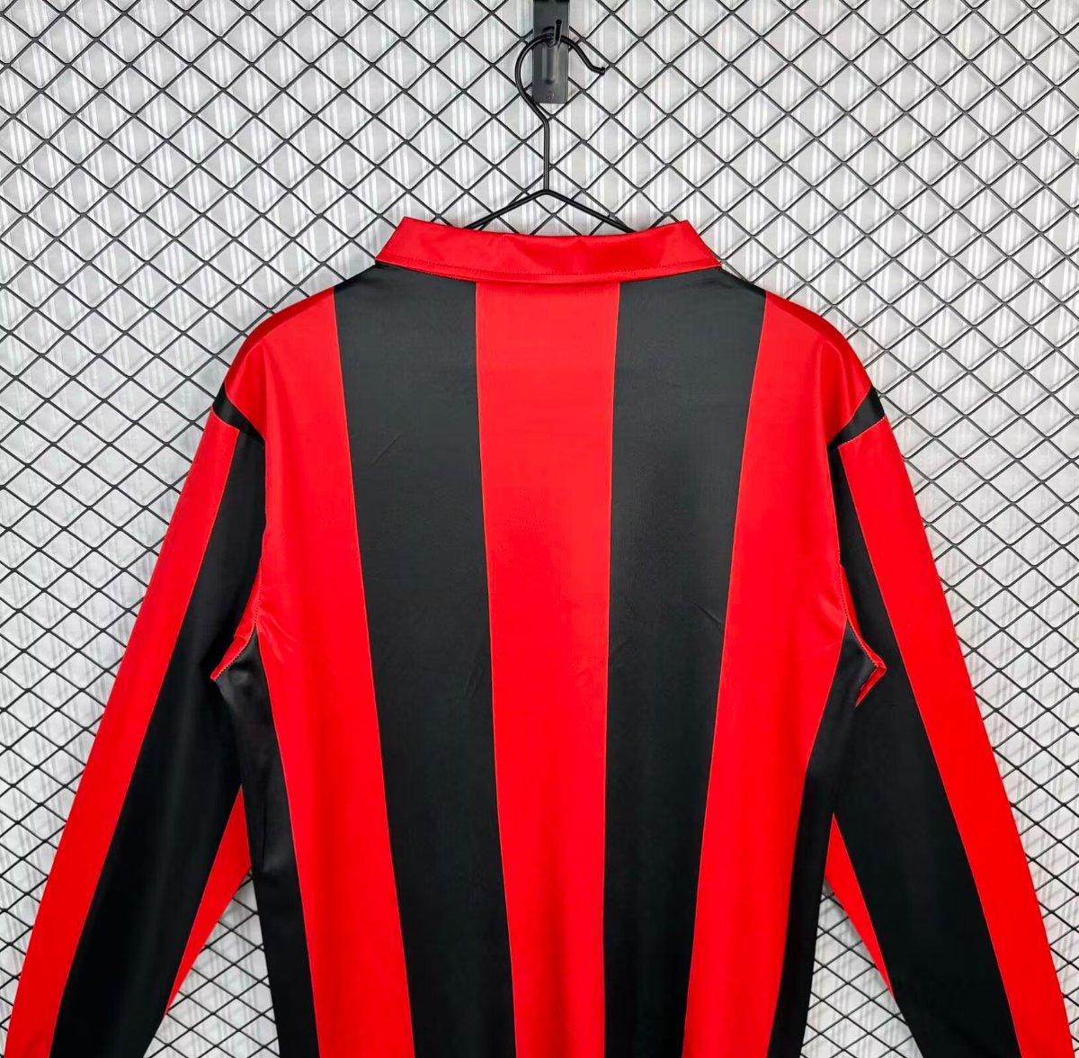 Retro 88/89 Eintracht Frankfurt Home Long Sleeve Jersey