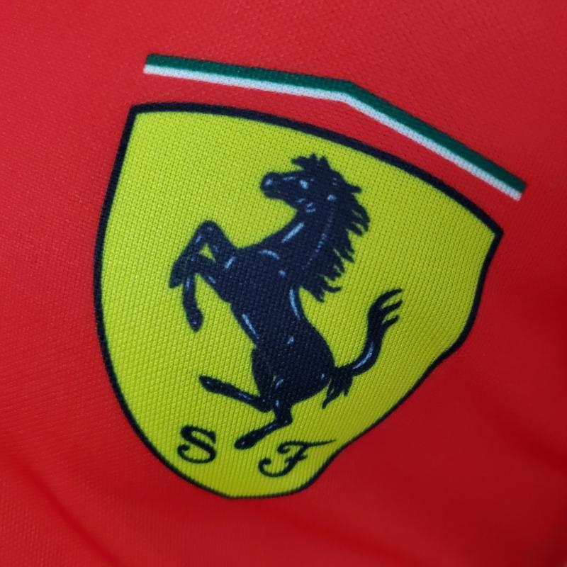 F1 Formula One 2022 Ferrari Polo Red