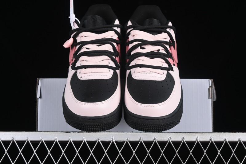Nike Air Force 1 '07 Low Custom Anime Theme Black Sugar Heart Casual Sneakers with Lace-Up - ZH0316-012