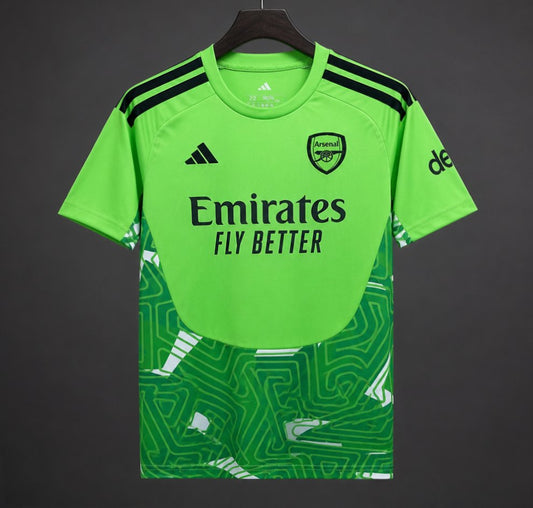 26/27 Arsenal Goalkeeper Neon Green/Dark Green Jersey