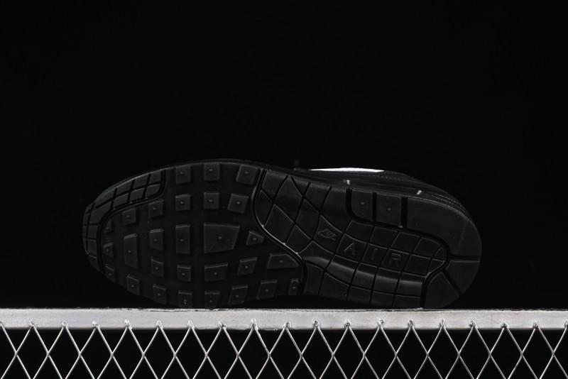 Nike Air Max 1 Retro Running Shoes with Half-Sole Air Cushion - HF8813-001