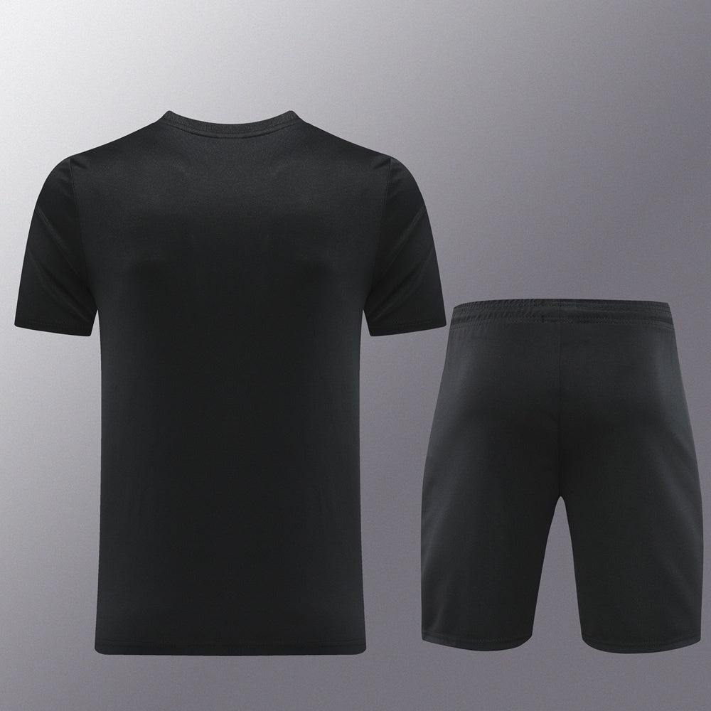 ND06 black shorts suit S-2XL
