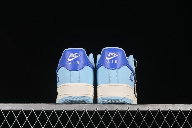 Nike Air Force 1'07 Low Doraemon Casual Sneakers with Full-Length Air Cushion - DF0188-059