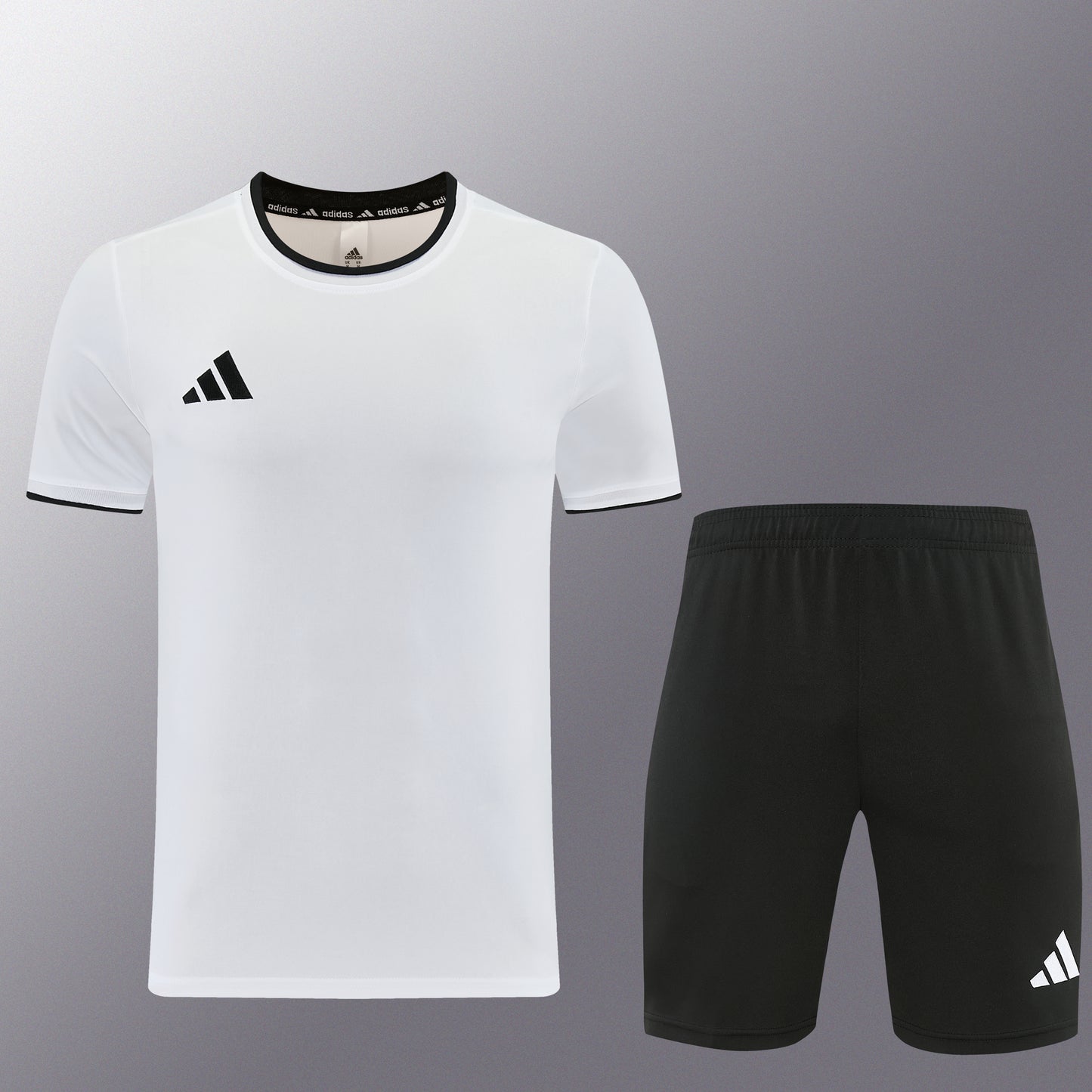 AD13 white shorts suit S-2XL
