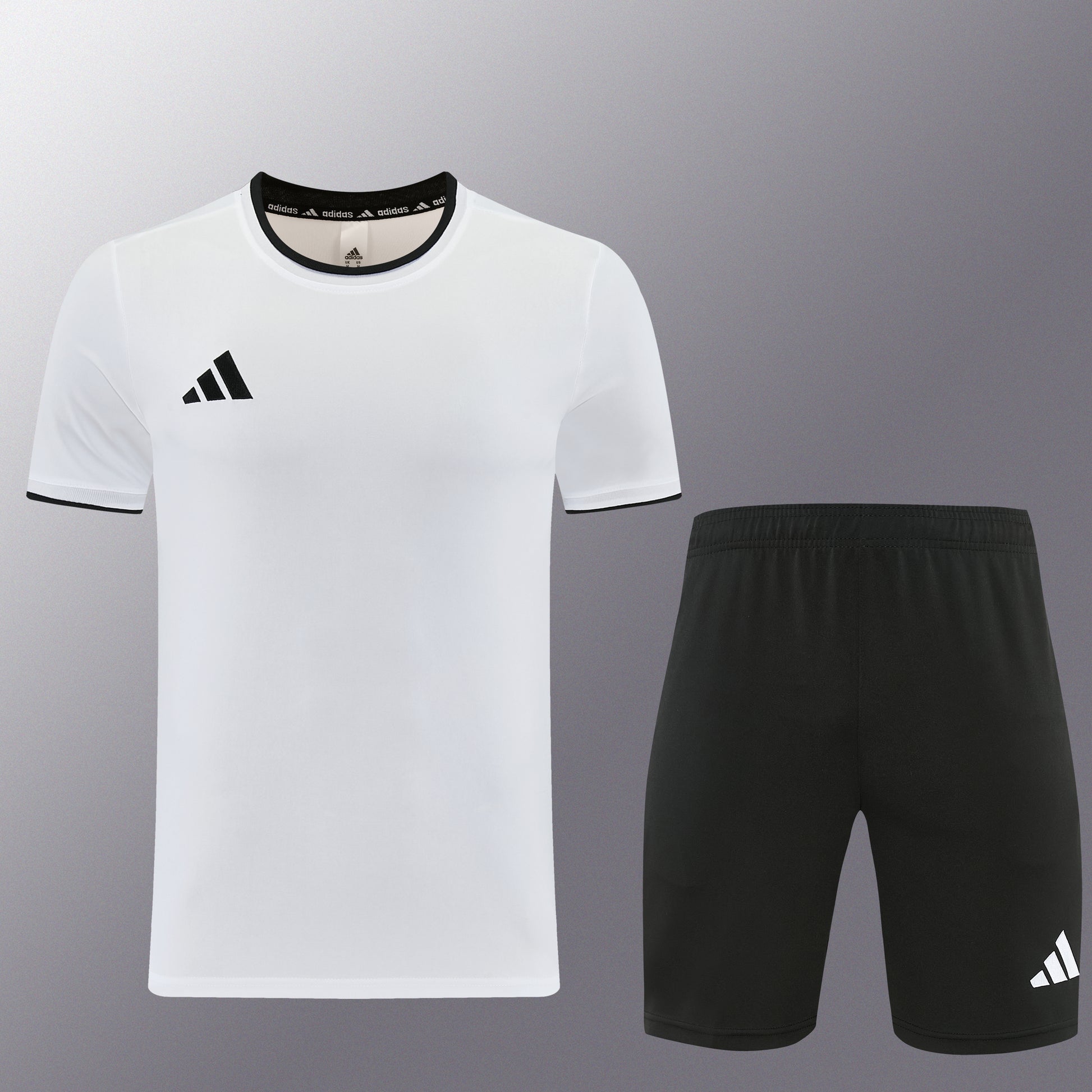 AD13 white shorts suit S-2XL